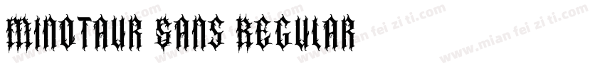 Minotaur Sans Regular字体转换